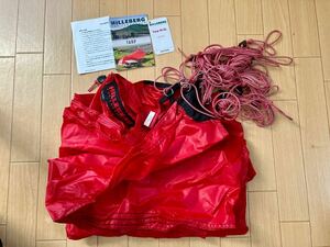 HILLEBERG TARP10 UL RED ヒルバーグ タープ10 ウルトラライト レッド A&F正規品 極上中古美品良品 オクトス製コンプレッションバッグ付属