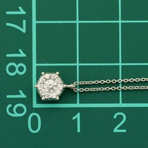 ダイヤモンド(0.21ct) ペンダント ネックレス Pt850/900 プラチナ_画像7