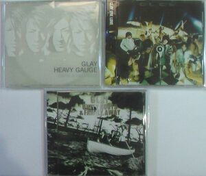 CD3枚まとめて◆GLAY アルバム セット★送料185円！HEAVY GAUGE+ONE LOVE+UNIY ROOTS＆FAMILY AWAY