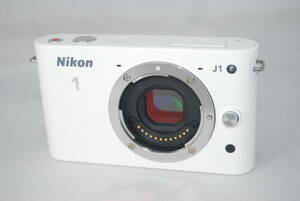 ★不動★ジャンク品★外観はとてもきれい★ Nikon 1 J1 ニコン 1 ホワイト ボディのみ #E-765