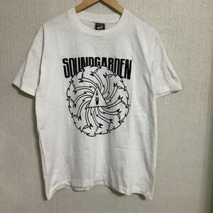 スペシャル 1990s Soundgarden カナダライセンス限定 モノクロロゴ ヴィンテージ Tシャツ オルタナティブ 80s 90s ロック 