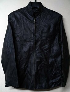 *FLASH* original leather Zip jacket black *