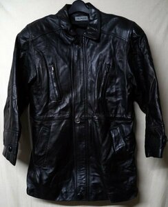 ◆All Way COAT◆本革 羊革 ラムレザーコート 黒◆