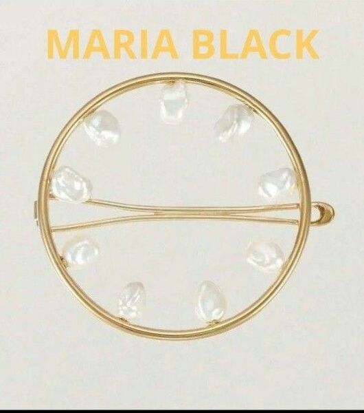 MARIA BLACK マリア ブラック Secret Garden Hairpin 50 淡水パール ヘアピン ヘアクリップ