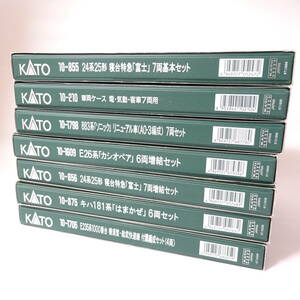 ●同梱不可● KATO nゲージ E26系カシオペア/キハ181はまかぜ/24系25形寝台特急他鉄道模型7点セット 100/大阪発送【2330444/058/mrrz】