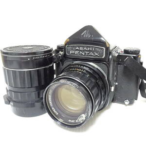 ASAHI PENTAX 6×7 フィルム一眼カメラ 動作未確認 【80サイズ/同梱不可/大阪発送】【2300604/168/mrrz】