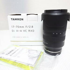 TAMRON 17-70mm F/2.8 Di Ⅲ-A VC RXD カメラレンズ 動作未確認【80サイズ/同梱不可/大阪発送】【2398444/136/mrrz】