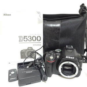 Nikon D5300 デジタル一眼カメラ 通電確認済み 【80サイズ/同梱不可/大阪発送】【2361422/209/mrrz】