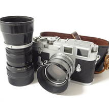 Leica ライカ M3 レンジファインダー フィルムカメラ/レンズセット 動作未確認【60サイズ/同梱不可/大阪発送】【2398756/217/mrrz】_画像1