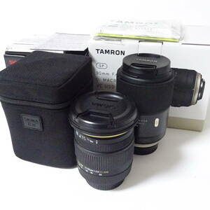 TAMRON タムロン 90mm/SIGMA シグマ 17-50mmカメラレンズ2点セット 動作未確認【80サイズ/同梱不可/大阪発送】【2399140/182/mrrz】