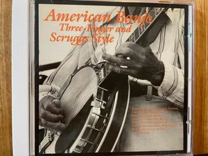 CD V.A/ AMERICAN BANJO THREE FINGER AND SCRUGGS STYLE