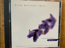 CD NICK WELDON TRIO / LAVENDER'S BLUE_画像1