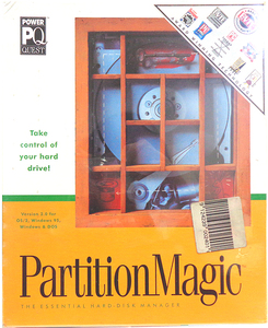 新古品 Power Quest Partition Magic 英語版 OS/2 Windows 95, DOS