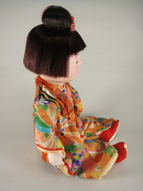 三つ折人形 日本人形 着物人形 少女人形_画像9