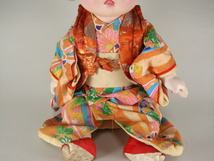 三つ折人形 日本人形 着物人形 少女人形_画像6