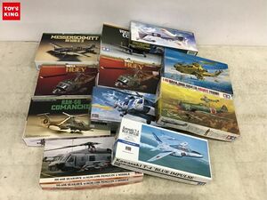 1円〜 同梱不可 ジャンク 1/72等 川崎T-4 ブルーインパルス、ベルUH-1B ヒューイ 他