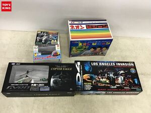 1円〜 同梱不可 ジャンク RC ヘリ COPTER EAGLE、あかいホバークラフト 他