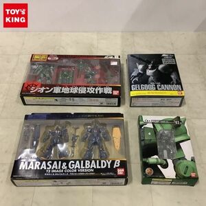 1円〜 未開封含 MOBILE SUIT IN ACTION!! マラサイ＆ガルバルディβ T3イメージカラーVer. HCMpro ザクII 他