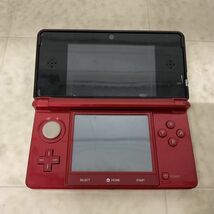 1円〜 破損 動作確認/初期化済 箱無 ニンテンドー3DS CTR-001(JPN) 本体 メタリックレッド Newニンテンドー3DS KTR-001 本体 ブラック_画像2