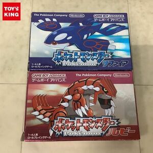 1円〜 GBA ゲームボーイアドバンス ソフト ポケットモンスター ルビー サファイア