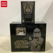 1円〜 ジェントルジャイアント STAR WARS コレクティブルバスト キット・フィストー ミニバスト ウータパウ クローン・トルーパー_画像1