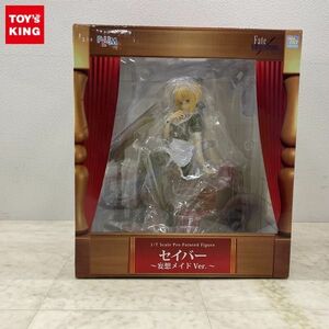 1円〜 未開封 プラム 1/7 Fate/hollow ataraxia セイバー 妄想メイド Ver.