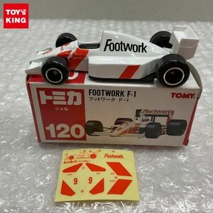 1円〜 赤箱トミカ 日本製 フットワーク F-1