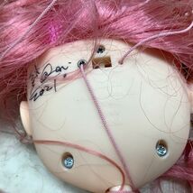 1円〜 箱無 Blythe ブライス ピンク髪 女の子 パールティアラ ドレス_画像4