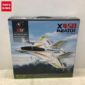 1円〜 欠品 XK RC 2.4GHz エアプレーン X450 アビエイター