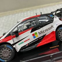 1円〜 破損 イクソ 1/43 トヨタ ヤリス WRC スウェーデンラリー 2017_画像4