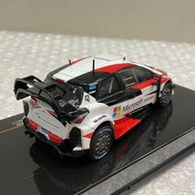 1円〜 破損 イクソ 1/43 トヨタ ヤリス WRC スウェーデンラリー 2017_画像3