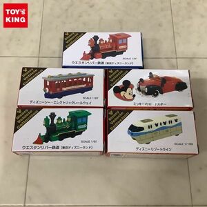 1円〜 訳あり トミカ Disney Vehicle Collection ウエスタンリバー鉄道 東京ディズニーランド、ミッキーのロードスター 他