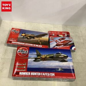 1円〜 未開封含 エアフィックス 1/72 RAF レッドアローズ ホーク、1/48 ホーカー ハンター F.4/F.5/J34他