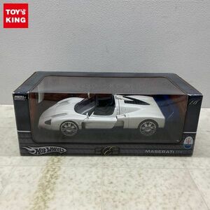 1円〜 ホットウィール 1/18 MASERATI MC12 ホワイト×ブルー