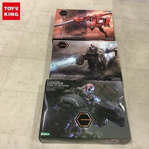 1円〜 未開封 コトブキヤ 1/24 ヘキサギア ガバナー クイーンズガード、イグナイト・スパルタン、バンプアップ・エクスパンダー