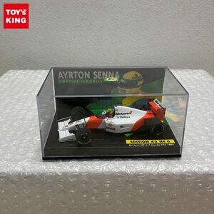 1円〜 L・A・N・G 1/43 AYRTON SENNA レーシングカー コレクション McLaren MP4/7 ホンダ V12 1992