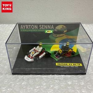 1円〜 L・A・N・G 1/43 AYRTON SENNA レーシングカー コレクション Kart Modelle 1980/1993
