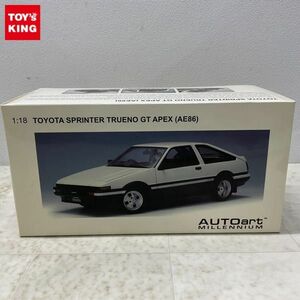 1円〜 オートアート 1/18 トヨタ スプリンター トレノ GT APEX AE86
