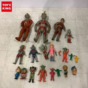 1円〜 ジャンク ブルマァク ソフビ 他 ウルトラマンエース、ウルトラセブン、ウルトラの母 等