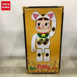 1円〜 同梱不可□ メディコム・トイ BE@RBRICK ベアブリック 1000% 招き猫 ペコちゃん