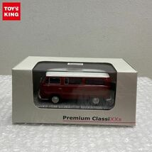 1円〜 エブロ 1/43 VW T2 Bus(レッド×ホワイト)_画像1