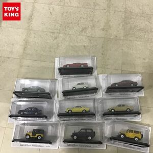 1円〜 アシェット 国産名車コレクション 1/43 トヨタ ランドクルーザー（1974）、三菱 パジェロ（1982）、いすゞ ジェミニ（1987）他