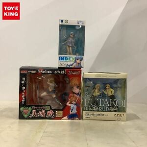 1円〜 ウェーブ他 BEACH QUEENS 1/10 とある魔術の禁書目録 インデックス、シュラキトリニティBOX-01 美城 暁 等