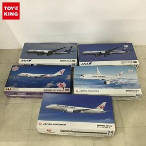 1円〜 ハセガワ 1/200 ANA ボーイング787-9、日本航空 ボーイング747 リゾッチャ パープル他