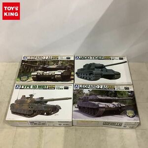 1円〜 アオシマ 1/48 リモコンAFV ドイツ陸軍 駆逐戦車 ヤークトタイガー、レオパルド2 A5 等