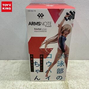 1円〜 未開封 ホビージャパン ARMS NOTE 水泳部のコウハイちゃん 赤色ラインの水着Ver.