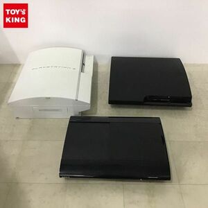 1円〜 初期化済 箱無 PS3 本体 CECH-4000C、CECH-3000A ブラック 他