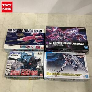 1円〜 HG 等 1/144 ガンダムエルオーブースター、グフカスタム 他