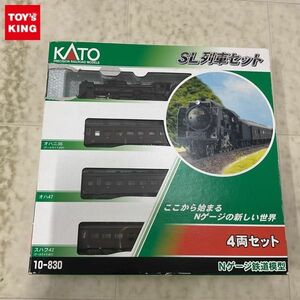 1円〜 動作確認済 KATO Nゲージ 10-830 SL列車セット 4両セット