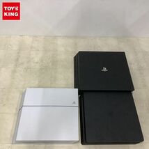 1円〜 動作確認/初期化/箱無 PlayStation 4 本体 グレイシャー・ホワイト CHU-1200A、ジェット ブラック CUH-2200A、PS4 Pro CUH-7200B_画像1